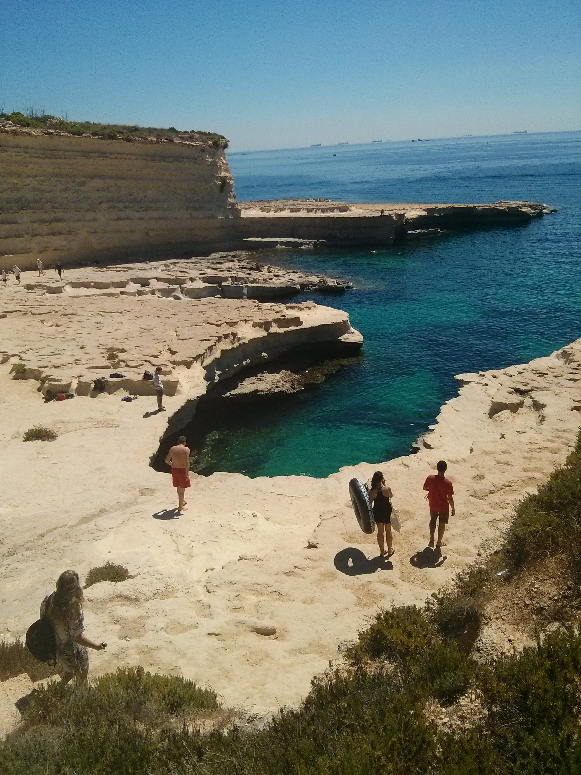 St. Peters Pool, em Malta (Alice Lima | Agora Eu Voo)